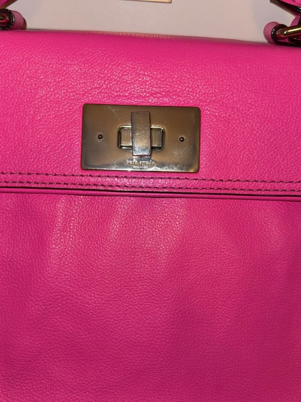 kate spade Hot Pink Leather Top-Handle Satchel